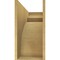 Ekena Millwork 12"W x 36"D x 24"H Classic Yorktown Rough Cedar Woodgrain TimberThane Corbel, Primed Tan CORUR12X36X24YORRCPR - alternate 3